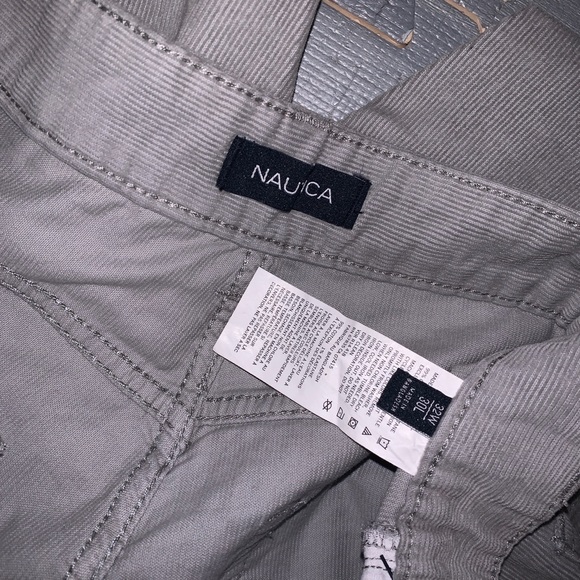 NWT Mens gray Nautica thin chords. 32w x 30L. - Picture 2 of 7